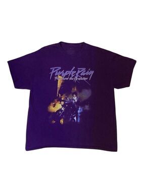 Prince Estate Purple Rain Short Sleeve Tee XL Purple